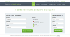 Desktop Screenshot of esecuzionigiudiziarie.it