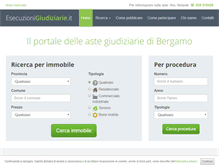 Tablet Screenshot of esecuzionigiudiziarie.it